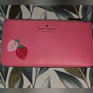 Kate Spade Staci Strawberry Card Holder Wallet